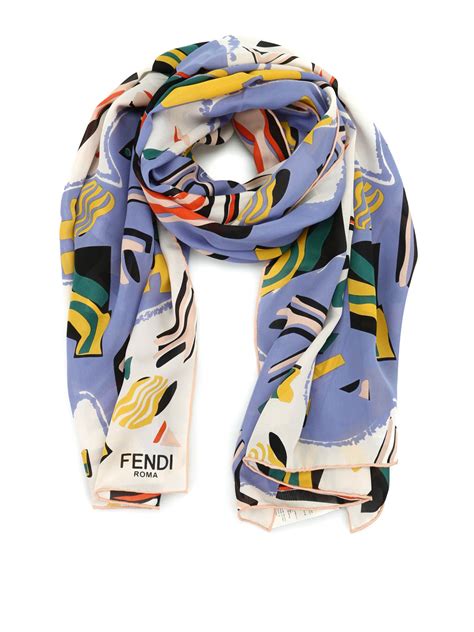 fendi silk foulard|Fendi scarf cheap.